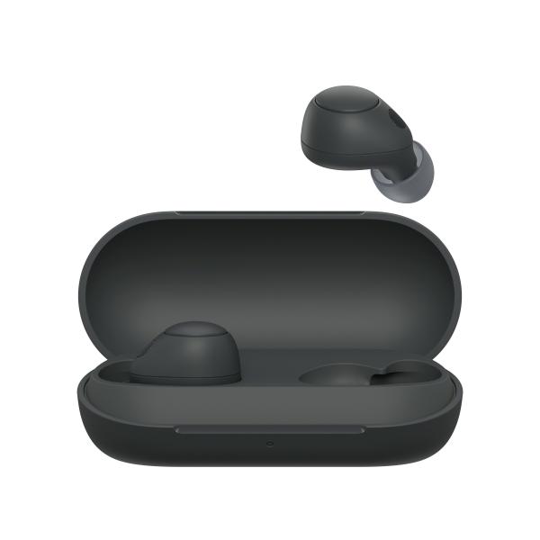 Sony WF-C700N Cuffie con cancellazione del rumore True Wireless - Comfort e stabilità per tutto il giorno - Durata della batteria fino a 15 ore con custodia di ricarica - Nero (Noise Cancelling Headphones Black)
