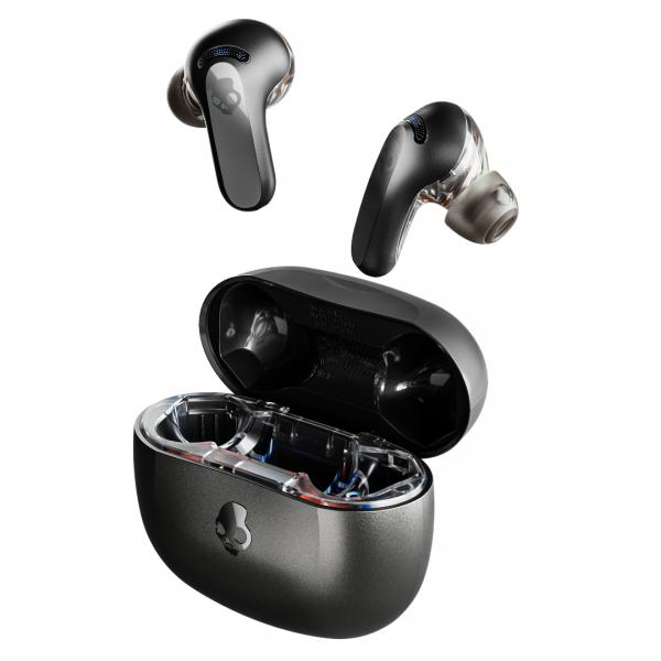 Skullcandy RAIL ANC Auricolare True Wireless Stereo [TWS] In-ear Chiamate/Musica/Sport/Tutti i giorni USB tipo-C Bluetooth Nero (SKULLCANDY Headphone Rail ANC True Wir)