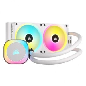Corsair H100I Processore Raffreddatore ibrido 12 cm Bianco (Corsair iCUE Link H100i RGB Liquid CPU)