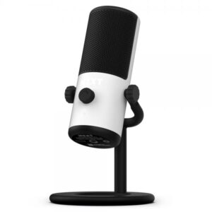 NZXT Capsule Mini Bianco Microfono per console di gioco (NZXT CAPSULE SMALL CARDIOID USB MIC WHT)
