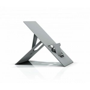 STANDIVARIUS Oryx evo H Supporto per computer portatile Alluminio, Argento 43,2 cm [17] (Laptop Stand with Document Holder for Small Laptops - Natural Aluminium)