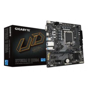 GIGABYTE B760M H DDR4 Scheda Madre - Supporta CPU Intel Core di 14a Generazione, 6+1+1 Fasi VRM Digitale, fino a 3200MHz DDR4 [OC], 2xPCIe 4.0 M.2, GbE LAN, USB 3.2 Gen1 (GIGABYTE 1700 B760M H DDR4 M-ATX)