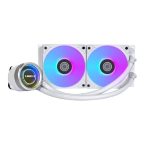 Lian Li Galahad II Trinity AIO 240mm ARGB CPU Water Cooler - White