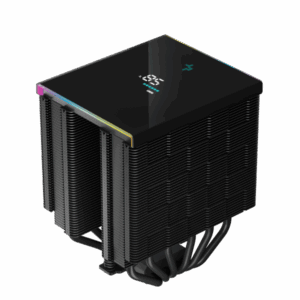 DeepCool AK620 DIGITAL Processore Raffreddatore d'aria 12 cm Nero 1 pz (DeepCool AK620 Digital CPU Cooler, Black, 2x 120mm Fan, Dual Tower, ARGB, 6x Direct Touch Copper Heatpipes, Intel/AMD)