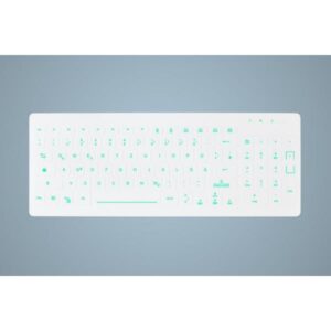 HYGIENE BACKLIT COMPACT - KEYBOARD WITH NUMPAD SEALED USB - Versione Tedesca