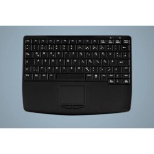 WIRELESS COMPACT NOTEBOOK STYLE - TOUCHPAD KEYBOARD USB BLACK - Versione Tedesca