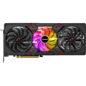 Asrock Phantom Gaming A770 PG 16GO Intel Arc A770 16 GB GDDR6 (Asrock Intel Arc A770 Phantom Gaming 16GB OC, 16GB DDR6, PCIe4, HDMI, 3 DP, 2200MHz Clock, 0dB Cooling, RGB, Overclocked)