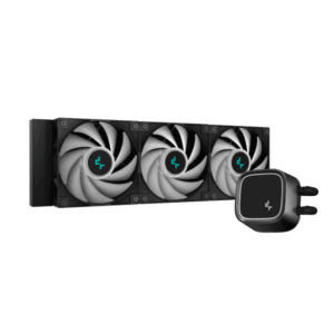 DeepCool LE720 Processore Raffreddatore di liquidi tutto in uno 12 cm Nero 1 pz (DeepCool LE720 Black AIO Cooler, 3x120mm ARGB PWM Fan, Copper Heatsink, Aluminium Radiator, Intel/AMD)