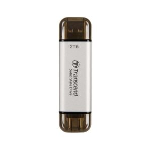 Transcend ESD310 2 TB Argento (EXTERNAL SSD 2TB ESD310S USB - 10GBPS TYPE C/A SILVER)