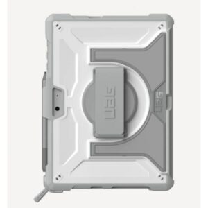 Urban Armor Gear Plasma Healthcare Series 26,7 cm [10.5] Cover Grigio, Bianco (UAG Plasma Healthcare Series Surface Go 2 Case w/ Handstrap & Shoulder StrapBack cover for tabletgrey, whitefor Microsoft Surface Go, Go 2, Go 3, Go 4)