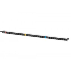 Digitus PDU IT di base, trifase 16 A, 24 x C13, 3 x C19, cavo di alimentazione da 3 m, connettore IEC 60309 16 A (Digitus DN-95452 str?mforsyningsenhed)