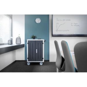 Digitus Armadio di ricarica mobile per notebook/tablet fino a 15,6 pollici, sincronizzazione dati, UV-C (Digitus DN-45005 administration af b?r)