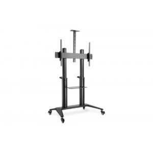 Digitus Collaboration Trolley / Carrello di presentazione per TV (DIGITUS TV PRESENTATION CART - 70-120 140 KG MAX. BLACK)