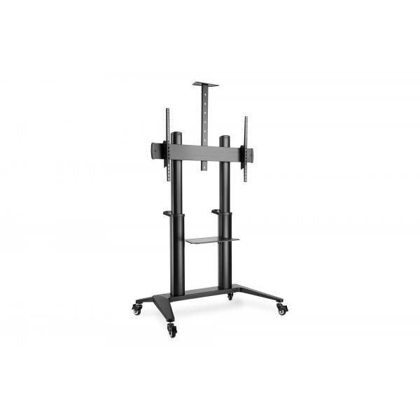 Digitus Collaboration Trolley / Carrello di presentazione per TV (DIGITUS TV PRESENTATION CART - 70-120 140 KG MAX. BLACK)