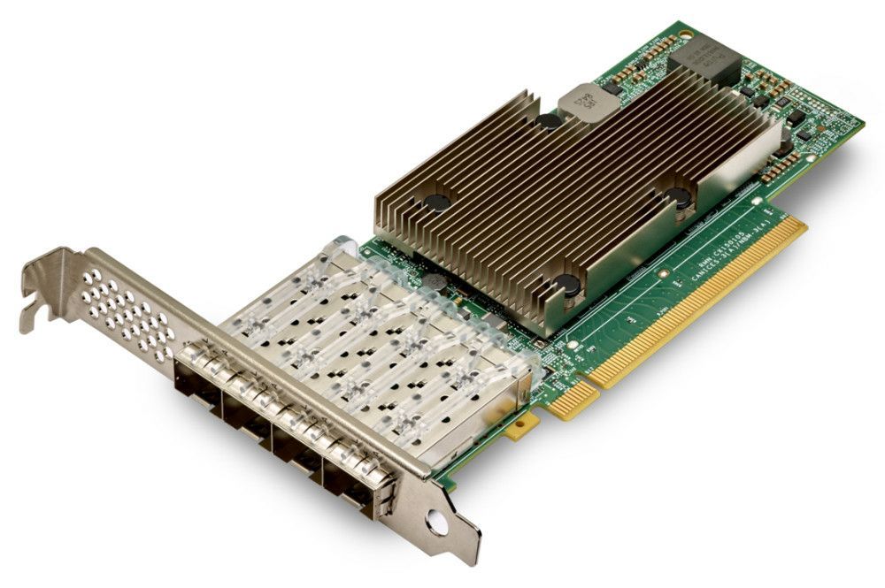 Lenovo 4XC7A80566 scheda di rete e adattatore Interno Ethernet 25000 Mbit/s (LENOVO NIC BROADCOM 57504 10/25GBE SFP28,4-PORT PCIE)