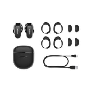 Bose Earbuds II Auricolare Wireless In-ear Musica e Chiamate USB tipo-C Bluetooth Nero (QuietComfort II EarpodsTriple - Black - Warranty: 12M)