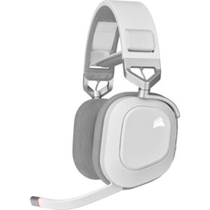 Corsair HS80 RGB Auricolare Wireless A Padiglione Gaming Bianco (CORSAIR HS80 RGB WIRELESS White)