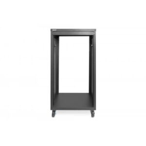 Digitus Rack universale per apparecchiature da 19 pollici con rotelle, 21UH (19 RACK MIT CASTORS 21HE BLACK - 1000X507X460MM TAPPED HOLES)