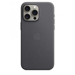 Apple Custodia MagSafe in tessuto Finewoven per iPhone 15 Pro Max - Nero (Apple - bagsidecover til mobiltelefon)