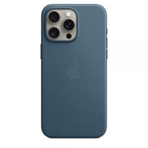 Apple Custodia MagSafe in tessuto Finewoven per iPhone 15 Pro Max - Blu Pacifico (Apple - bagsidecover til mobiltelefon)