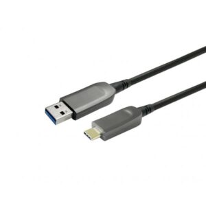 Vivolink PROUSBCAMMOP30 cavo USB USB 3.2 Gen 1 [3.1 Gen 1] 10 m USB C USB A Nero (USB-A to USB-C M/M Optic - Fiber Cable 30m - Warranty: 144M)