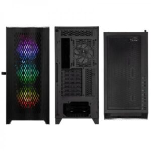 Kolink UNITY LATERAL ARGB computer case Midi Tower Nero (Kolink Unity Lateral ARGB Midi Tower Case - Black)