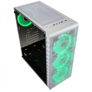 Kolink OBSERVATORY HF MW computer case Midi Tower Bianco (Kolink Observatory HF Mesh ARGB Midi Tower Case - White)
