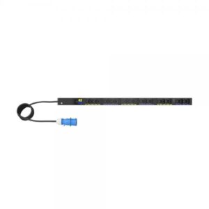 Eaton EVBAF132A unità di distribuzione dell'energia [PDU] 24 presa[e] AC 22.5U Nero (Eaton G4 - Power distribution unit [rack-mountable] - basic - 200 - 240 V - 7.4 kW - 1-phase - input: IEC 60309 32A - output connectors: 24 [12 x IEC 60320 C13, 12 x IEC 60320 C39] - 0U - 3 m cord - black)