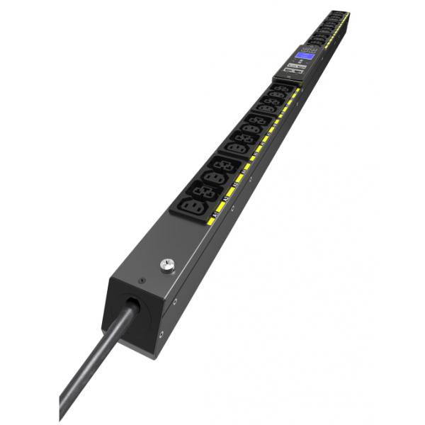 Eaton EVMIF116A unità di distribuzione dell'energia [PDU] 24 presa[e] AC 22.5U Nero (PDU G4 MI 0U 309 16A 1P 12XC13 - 12XC39)