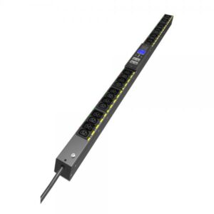 Eaton EVSWFC20A unità di distribuzione dell'energia [PDU] 24 presa[e] AC 22.5U Nero (PDU G4 SW 0U C20 16A 1P 12XC13 - 12XC39)