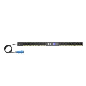 Eaton EVSWF116A unità di distribuzione dell'energia [PDU] 24 presa[e] AC 22.5U Nero (Eaton G4 - Power distribution unit [rack-mountable] - switched - AC 230-400 V - 3.7 kW - 1-phase - Ethernet 10/100/1000, USB - input: IEC 60309 16A - output connectors: 24 [12 x IEC 60320 C13, 12 x IEC 60320 C39] - 3 m cord - black)