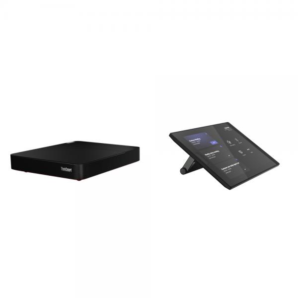 Lenovo ThinkSmart Core for Microsoft Team Rooms sistema di conferenza Collegamento ethernet LAN (Lenovo ThinkSmart Core - Controller Kit - video conferencing kit [touchscreen console, compute system] - with 3 Years Lenovo Premier Support + First Year Maintenance - Certified for Microsoft Teams Rooms - black)