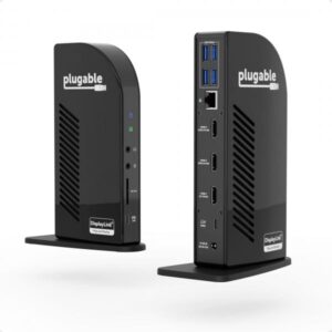 Plugable Technologies UD-ULTCDL Cablato USB 3.2 Gen 1 [3.1 Gen 1] Type-C Nero (Plugable USBC Triple Display Dock 100W)