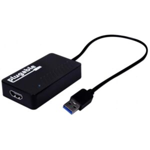 Plugable Technologies UGA-4KHDMI cavo e adattatore video USB tipo A HDMI Nero (Plugable USB 3.0 - HDMI 4K Adapter)