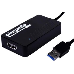 Plugable Technologies UGA-2KHDMI cavo e adattatore video USB tipo A HDMI Nero (Plugable USB 3.0 to HDMI Video Adapter)
