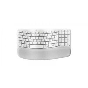 Logitech 920-012299 tastiera Ufficio RF senza fili + Bluetooth QWERTY Nordic Bianco (Logitech Wave Keys - Off-white)