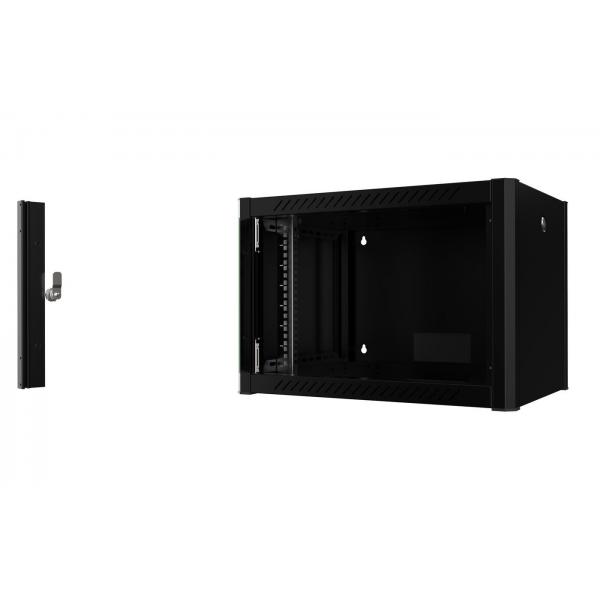 LOGON RWP07U45BL rack 7U Da parete Nero (19'' 7U Rack Wall Mount Pro - 600 x 450 x 423mm - Black - Warranty: 60M)