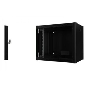 LOGON RWP09U45BL rack 9U Da parete Nero (19'' 9U Rack Wall Mount Pro - 600 x 450 x 512mm - Black - Warranty: 60M)