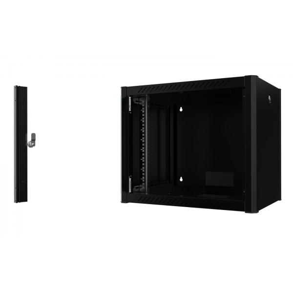 LOGON RWP09U45BL rack 9U Da parete Nero (19'' 9U Rack Wall Mount Pro - 600 x 450 x 512mm - Black - Warranty: 60M)