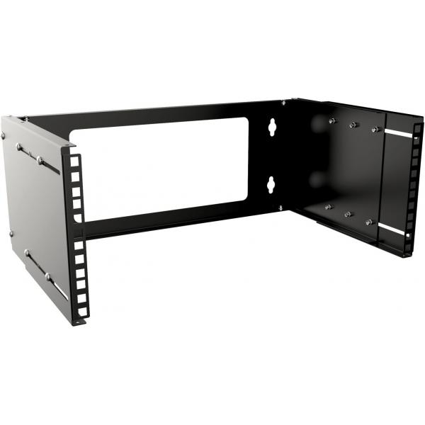 Lanview RAR205BL rack 4U Nero (19 4U Adjustable Depth Open - Frame Rack Wall Mount - Black - Warranty: 60M)