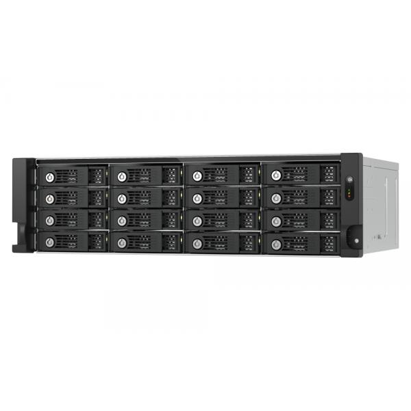 QNAP TL-R1600PES-RP contenitore di unità di archiviazione Box esterno HDD/SSD Nero, Grigio 2.5/3.5 (Qnap TL-R1600PES-RP 16 Bay Rackmount NAS)