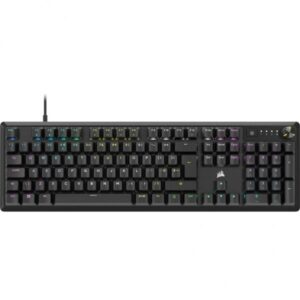Corsair K70 CORE RGB tastiera Giocare USB QWERTY Inglese UK Nero (CORSAIR K70 CORE RGB KEYBOARD RED) - Versione UK