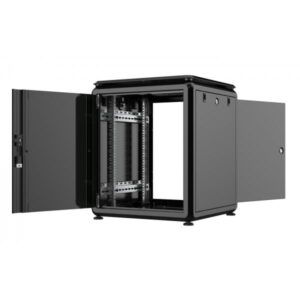 LOGON RDL12U66BL rack 12U Rack indipendenti Nero (19'' 12U Rack Cabinet 600 x - 600 x 719mm Data Line - Black - Warranty: 60M)