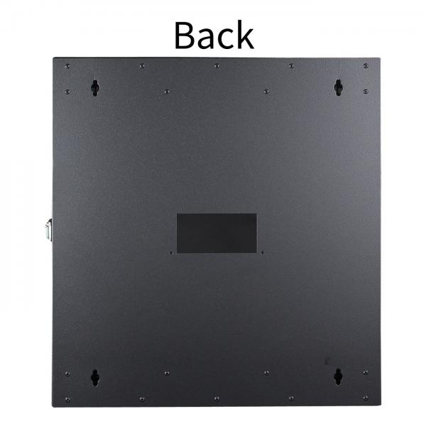 Lanview RWMD12UBL rack 12U Nero (19 12U Rack Cabinet Double - Section 600 x 150 x 631mm - - Black - Warranty: 60M)