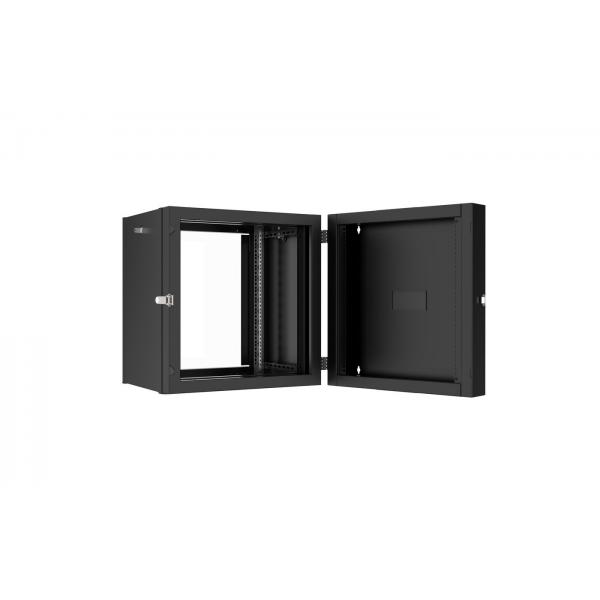 Lanview RWP12U45BL-D rack 12U Da parete Nero (19'' 12U Rack Double Wall - Mount Pro 600 x 600 x 645mm - - Black - Warranty: 60M)