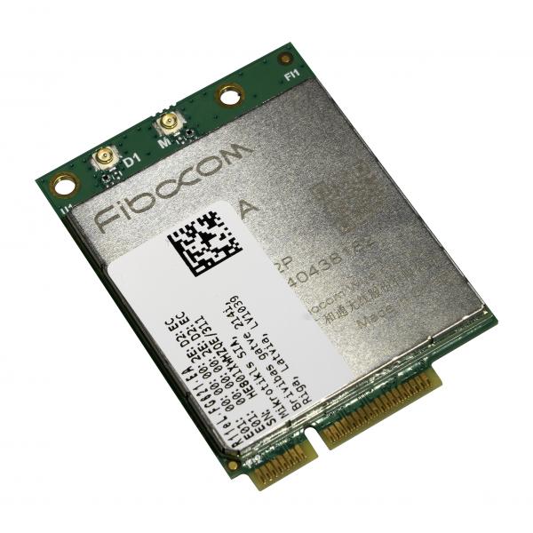 Mikrotik R11eL-FG621-EA Interno (3G/4G/LTE miniPCi-e card with - 2 x u.FL connectors for - International bands 1/3/5/7/8/20/28/38/40/41, CAT6 - Warranty: 15M)