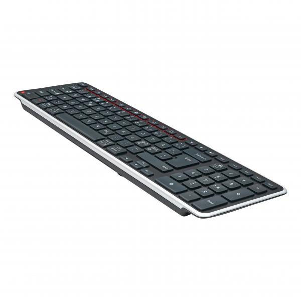 Contour Design Balance tastiera Ufficio RF Wireless QWERTY Nordic Nero (Contour Keyboard Balance - tastatur)