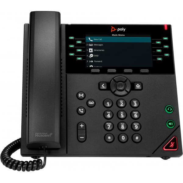 POLY VVX450 12-LINE IP PHONE+POE-ENB - Versione UK
