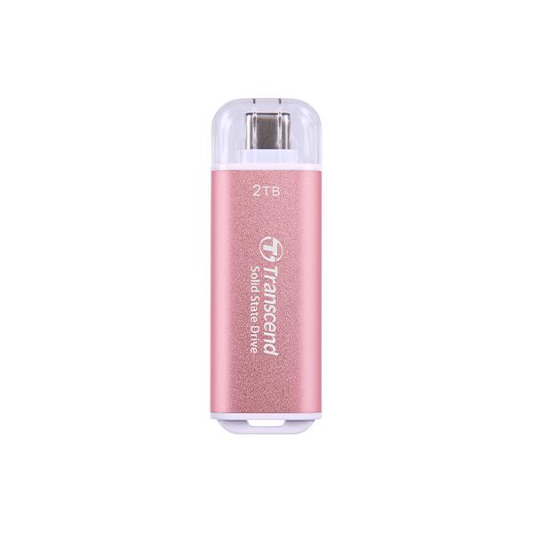 Transcend TS2TESD300P unità esterna a stato solido 2 TB USB tipo-C Blu (Transcend TS2TESD300P 2TB,USB External)
