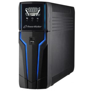 PowerWalker VI 1000 GXB gruppo di continuità [UPS] A linea interattiva 1 kVA 600 W 4 presa[e] AC (VI 1000 GXB UPS 1000VA/600W - Line Interactive, Gaming UPS, - Bluetooth LCD Display, Pure Sine Wave VI 1000 GXB, Line-Interactive, 1 kVA, 600 - Warranty: 24M)